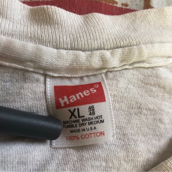 Vintage 91 Single Stitch Rod Stewart Vagabond Heart T Shirt Mens XL Made In USA - Picture 2 of 9